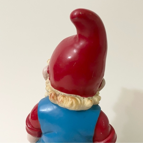 Vintage 1992 Gnome Artline Garden Statue 10” Plastic Hard Decor - Picture 10 of 16